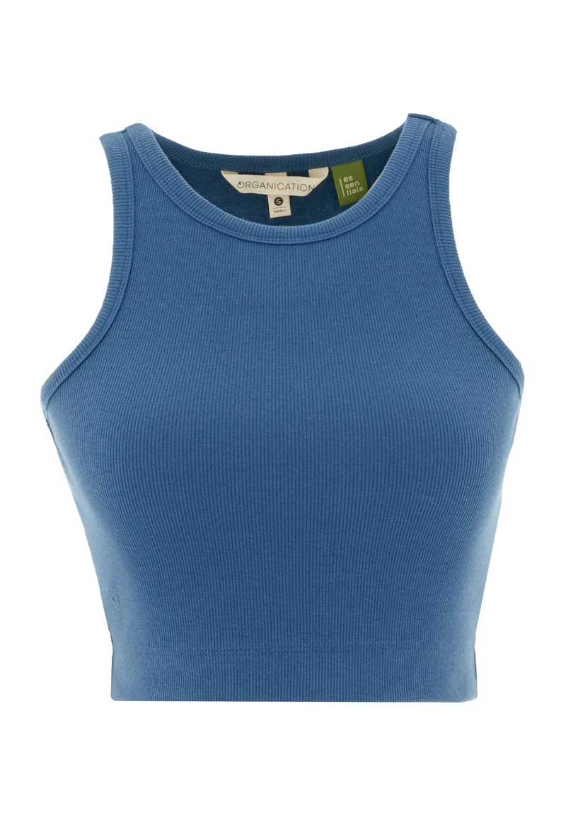 SONNIA | Cropped Rib Top aus Bio-Baumwolle