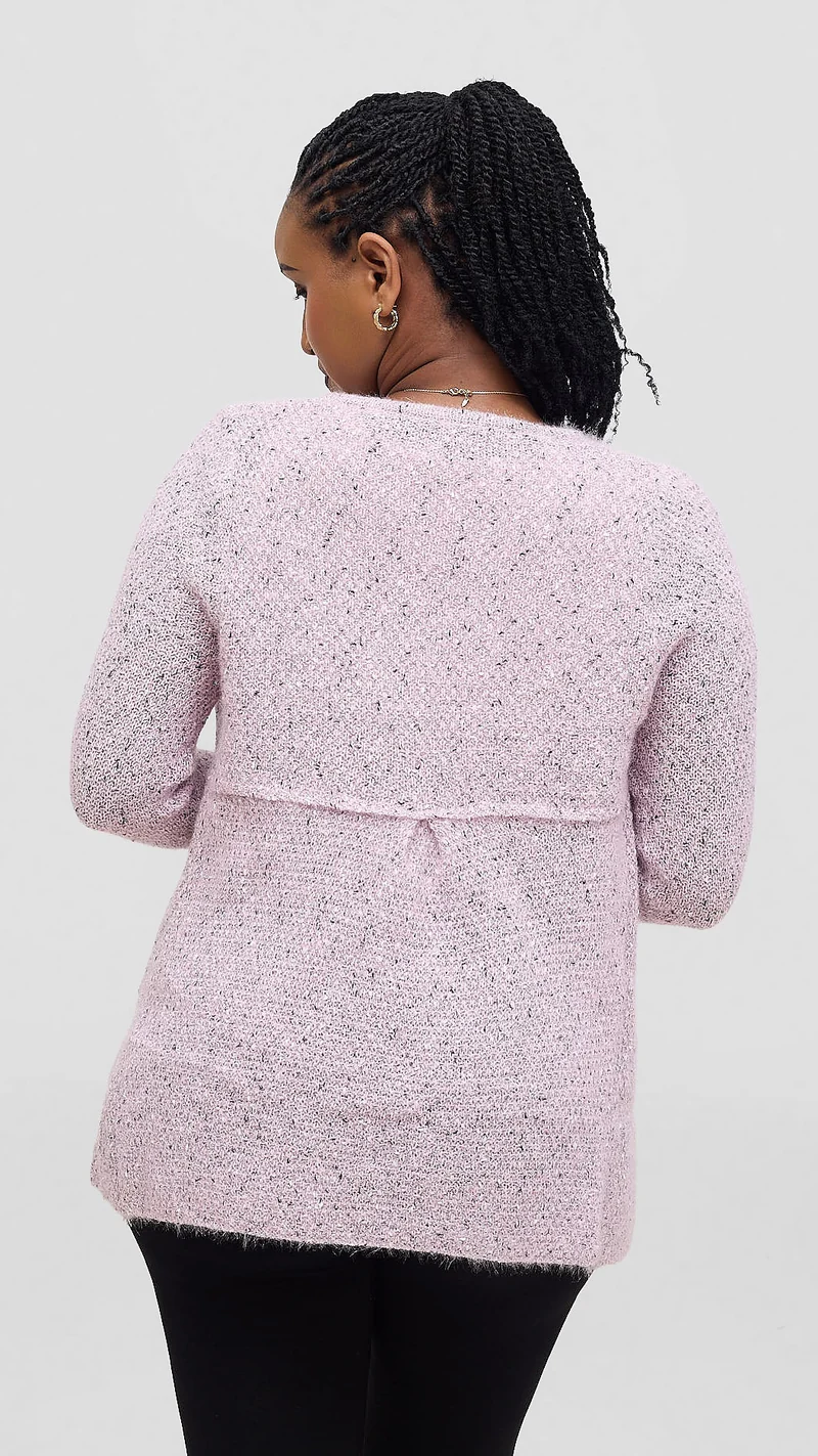 The Fashion Frenzy Waterfall Cardigan - Pink