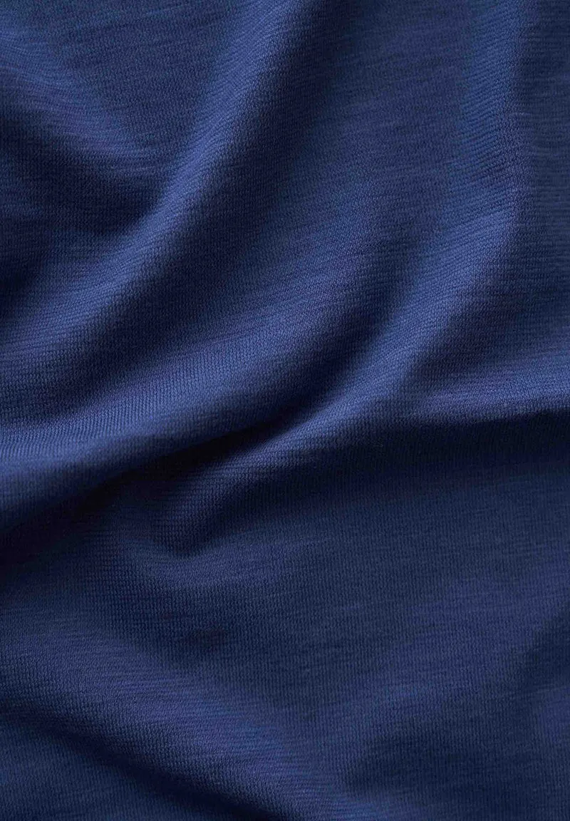 Langarm-Jerseykleid aus Bio-Baumwolle