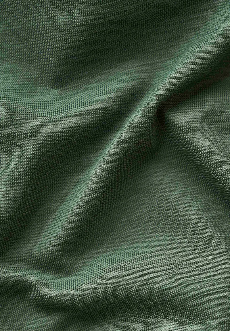 Langarm-Jerseykleid aus Bio-Baumwolle