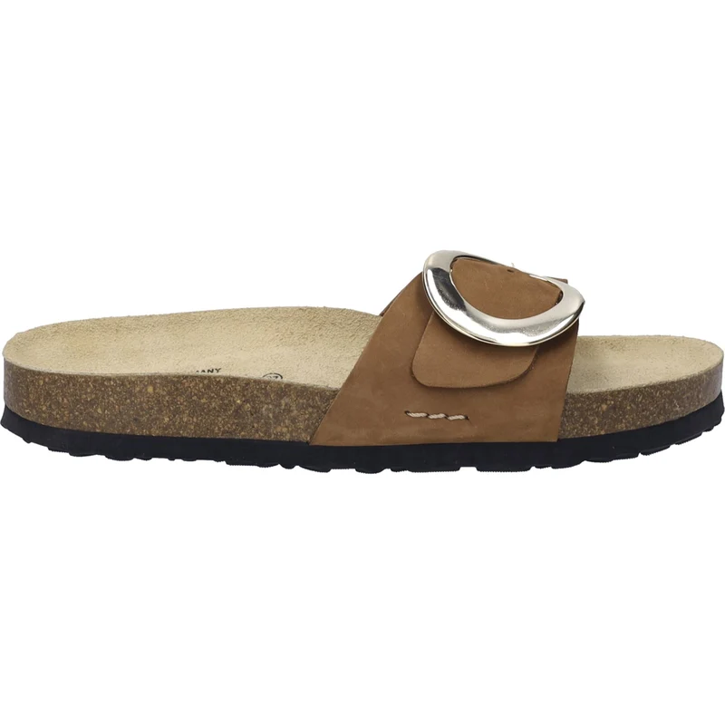 Hermine 14 Klassische Pantoletten beige Damen