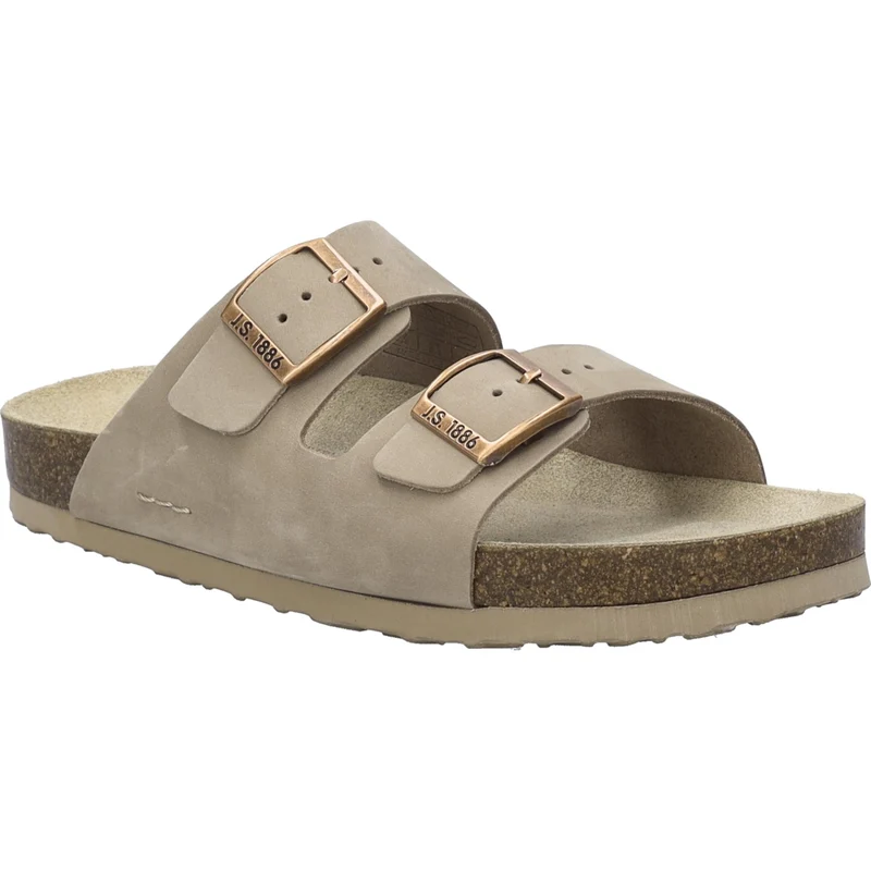Hermine 01 Klassische Pantoletten beige Damen
