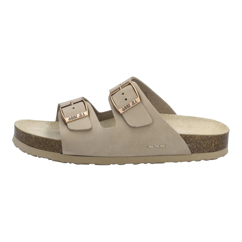 Hermine 01 Klassische Pantoletten beige Damen