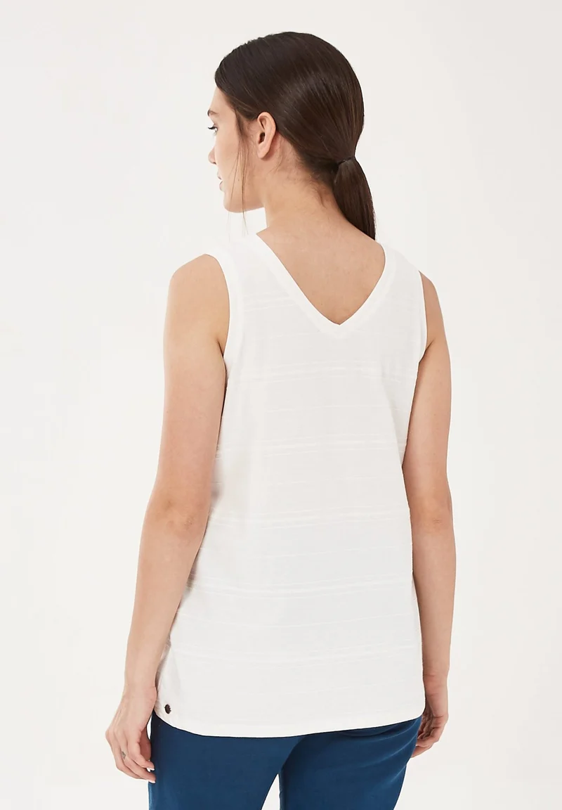 Top aus Bio-Baumwolle in Jacquard Jersey
