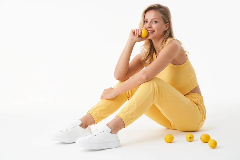 PEERA | Leichte Sweathose aus Bio-Baumwolle