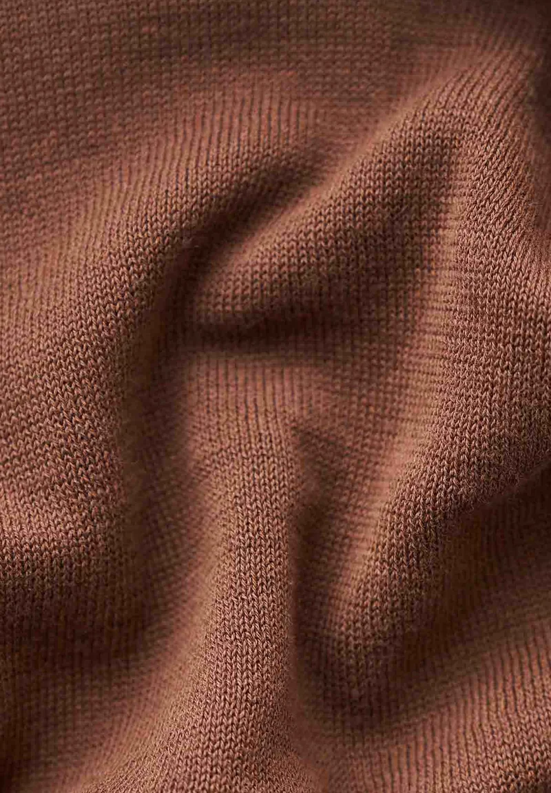 Pullover aus Bio-Baumwolle mit Troyerkragen