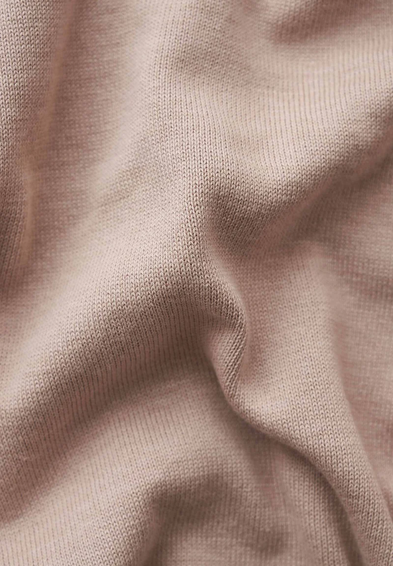 Pullover aus Bio-Baumwolle mit Troyerkragen