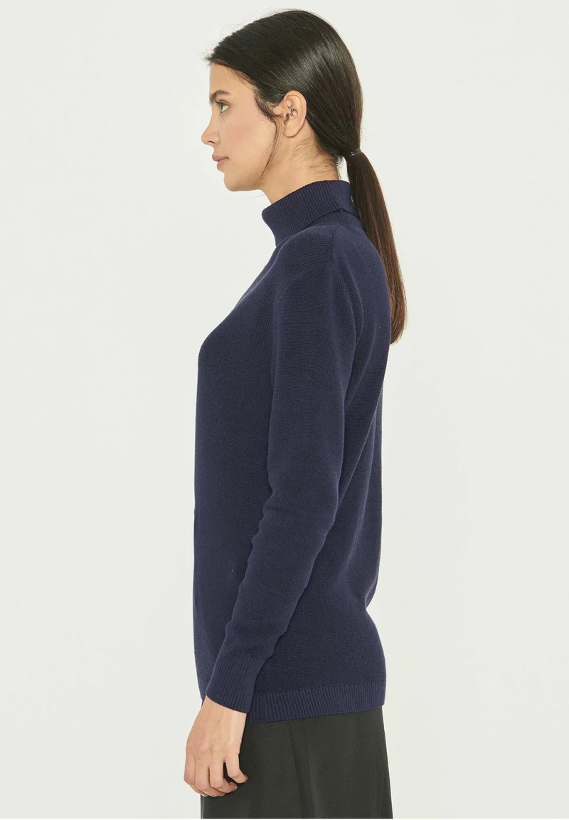 Rollkragenpullover aus Bio-Baumwolle