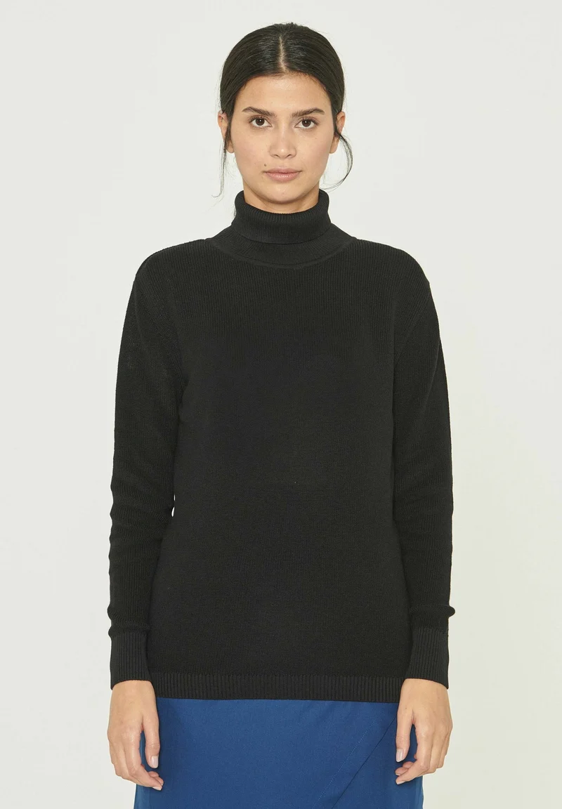 Rollkragenpullover aus Bio-Baumwolle