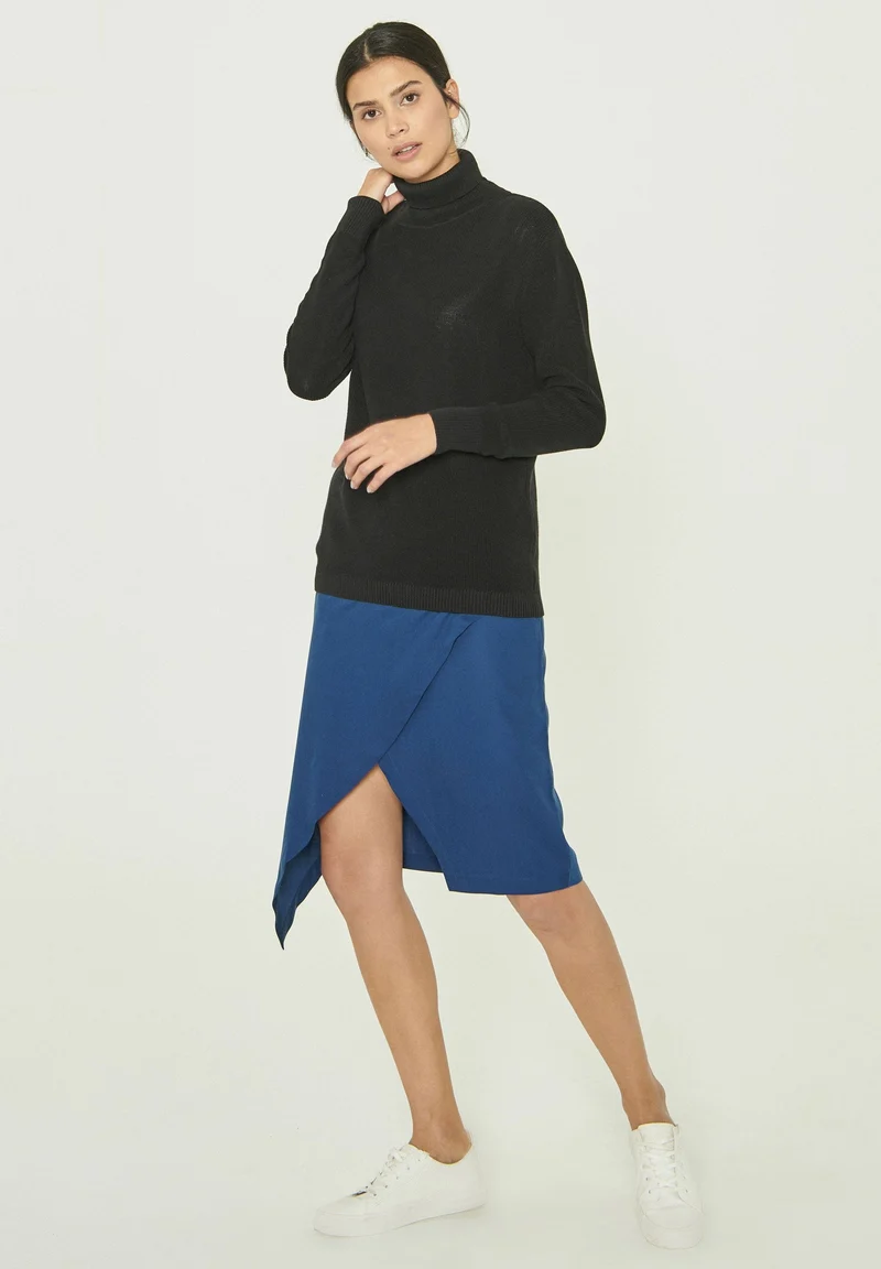 Rollkragenpullover aus Bio-Baumwolle