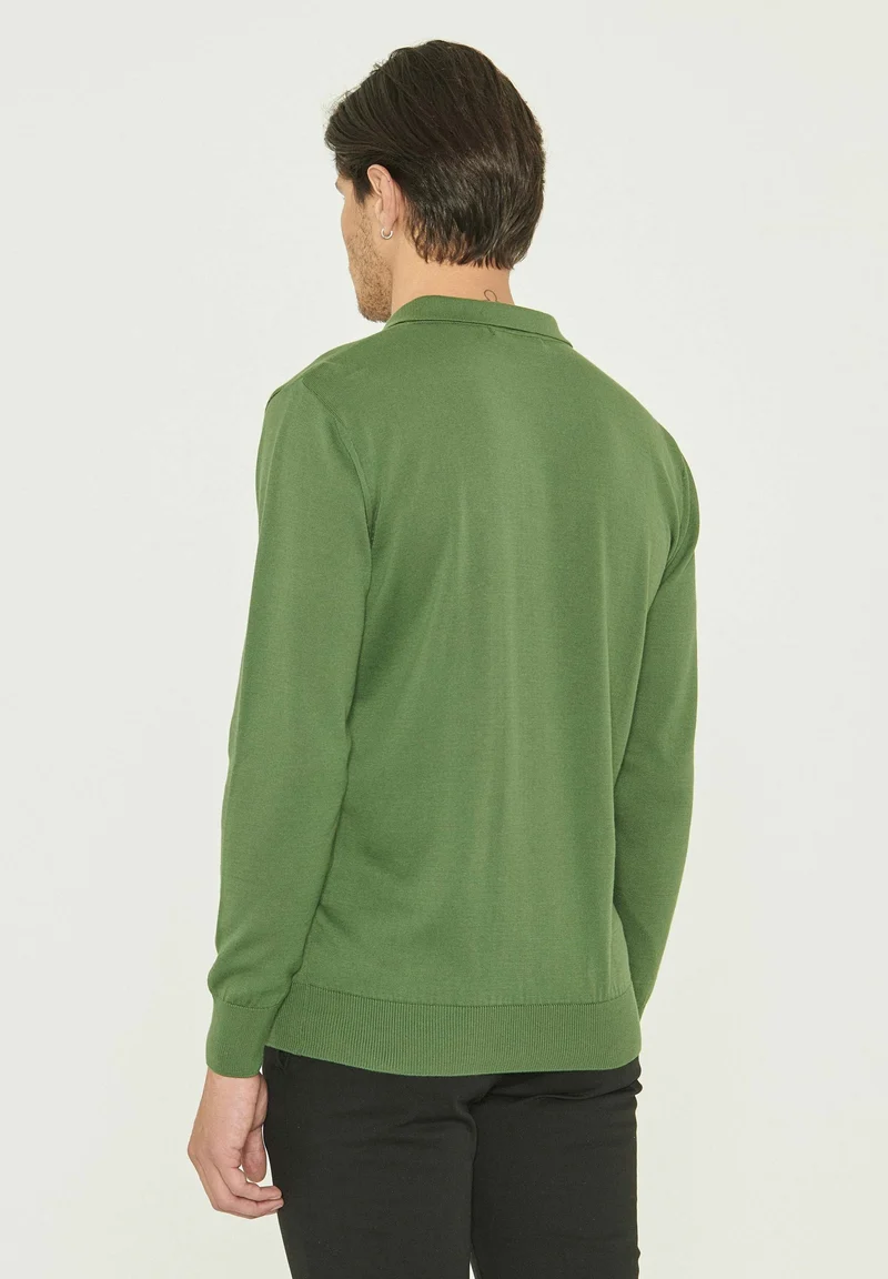 Polokragenpullover aus Bio-Baumwolle