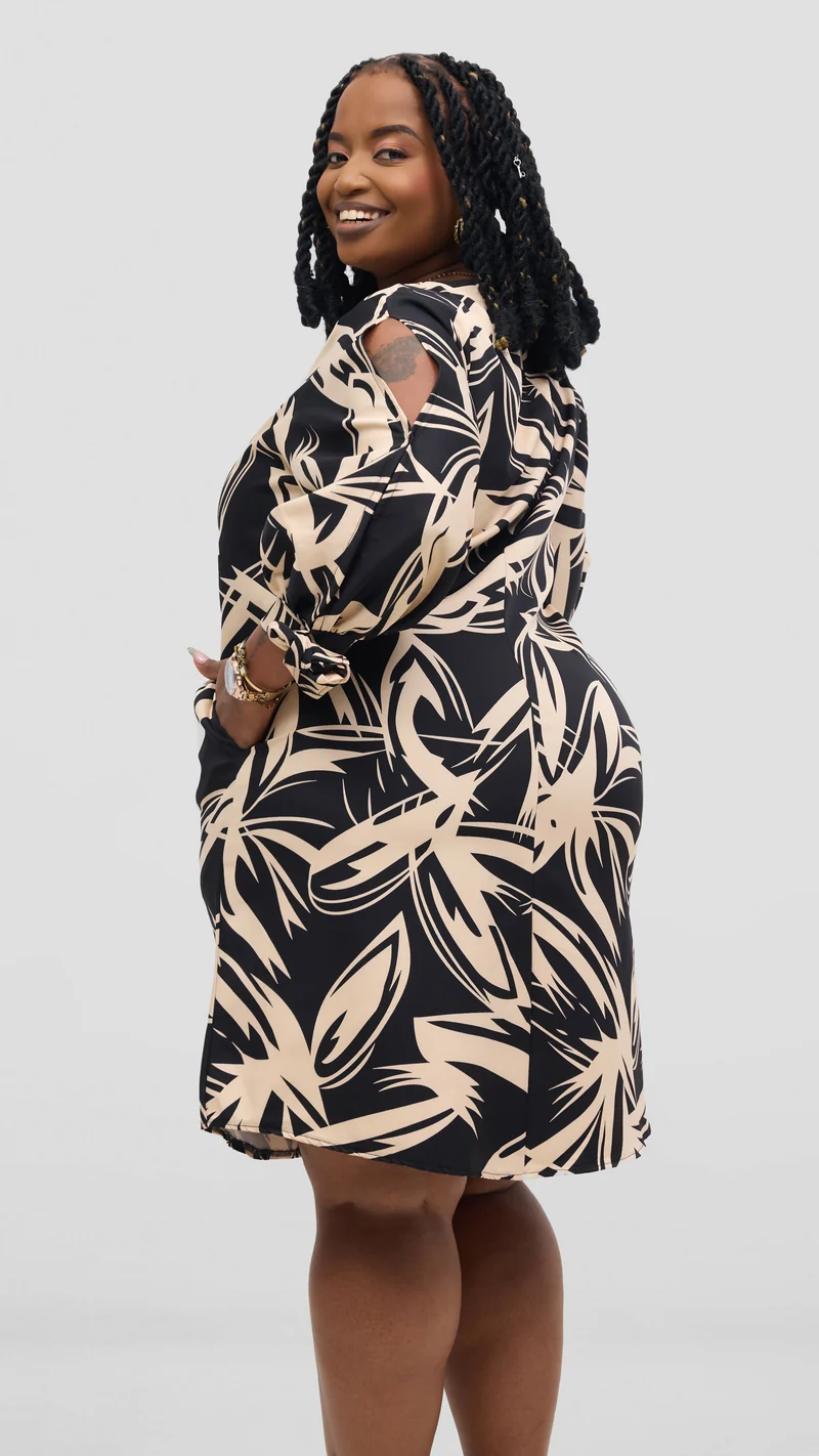 Salok Havilah Bold Bloom Printed Dress - Floral