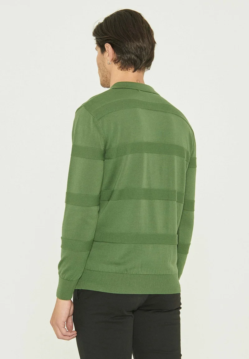 Polokragenpullover aus Bio-Baumwolle