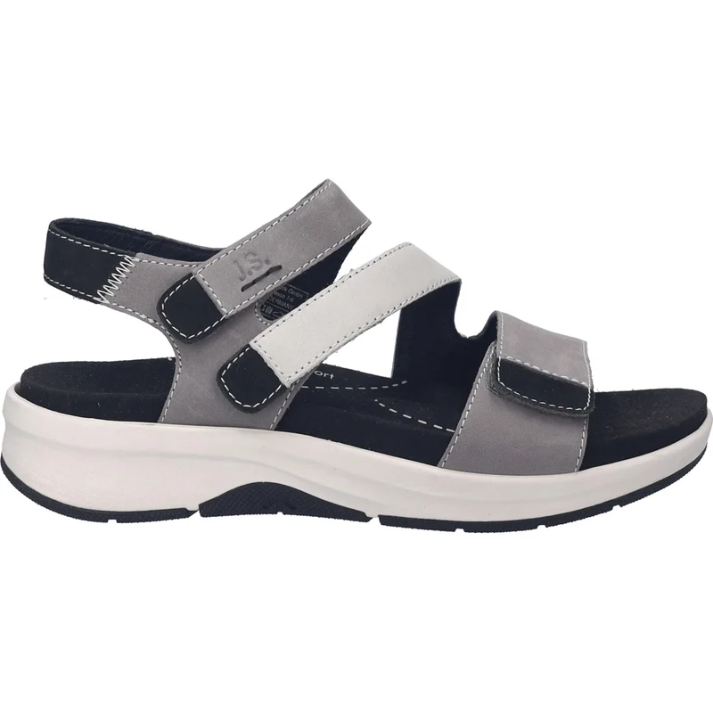 Estelle 06 GRAU-MULTI Komfort Sandalen grau Damen