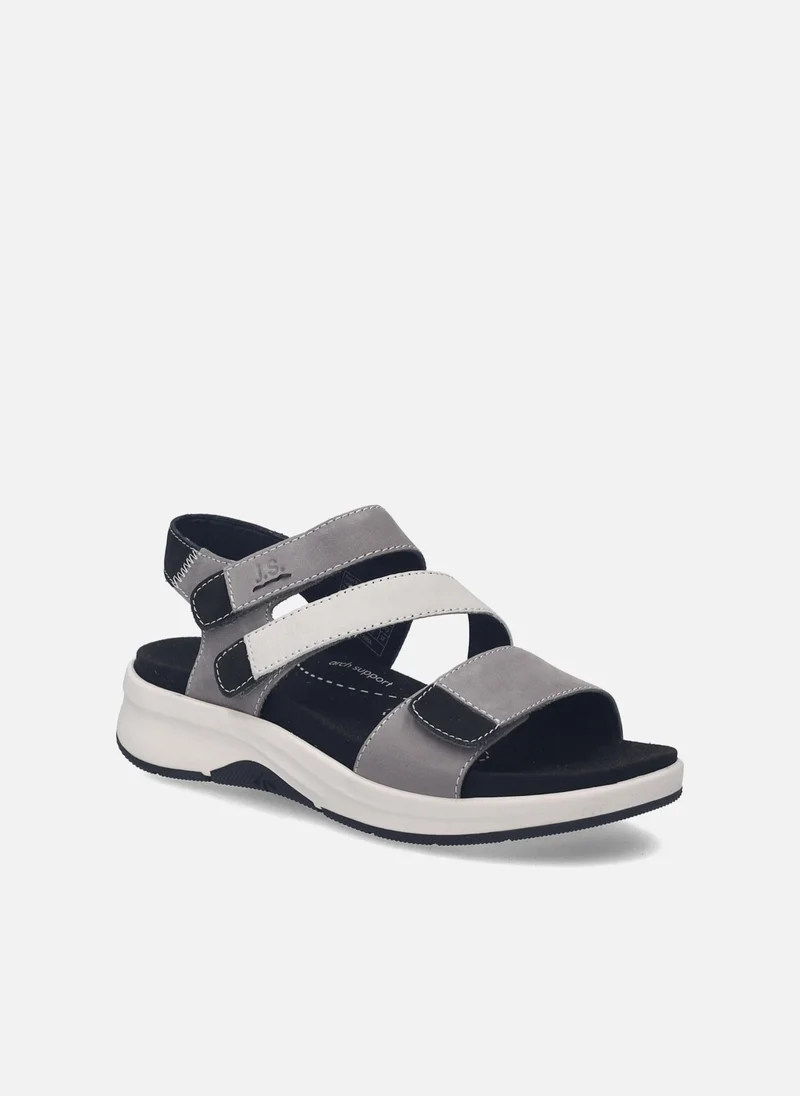 Estelle 06 GRAU-MULTI Komfort Sandalen grau Damen