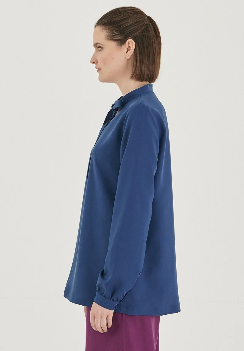 Langarm Bluse aus TENCEL™ Lyocell