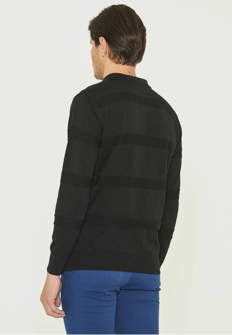 Polokragenpullover aus Bio-Baumwolle