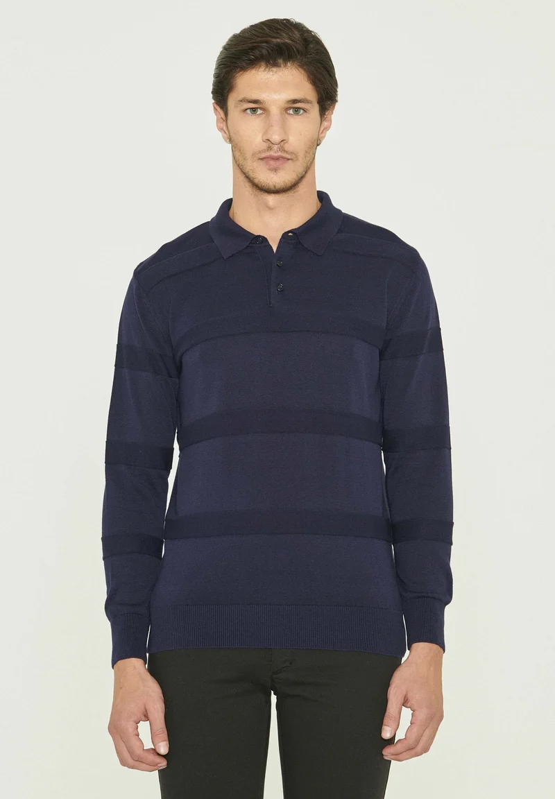 Polokragenpullover aus Bio-Baumwolle