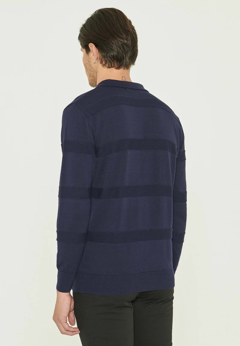 Polokragenpullover aus Bio-Baumwolle