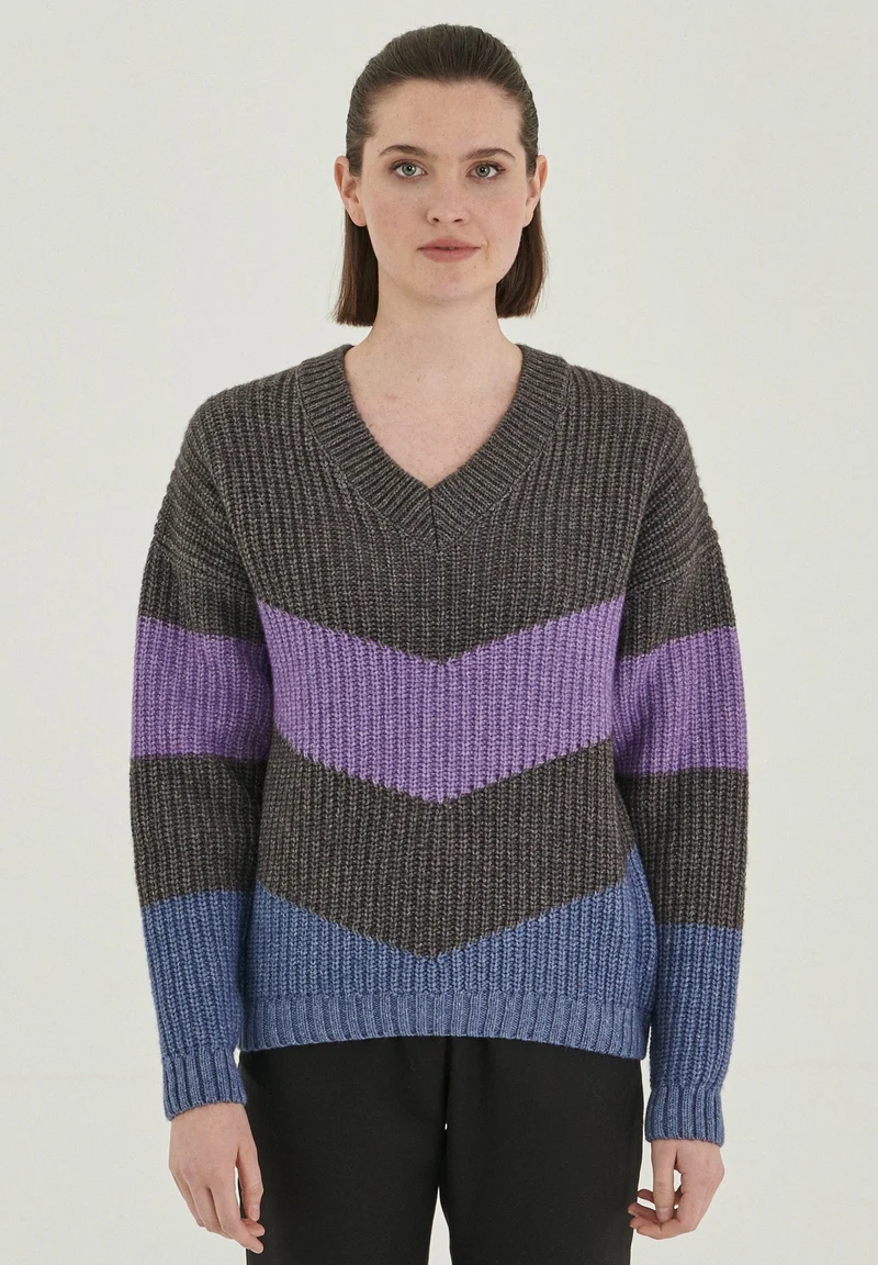 Pullover aus Bio-Merinowolle und Bio-Baumwolle