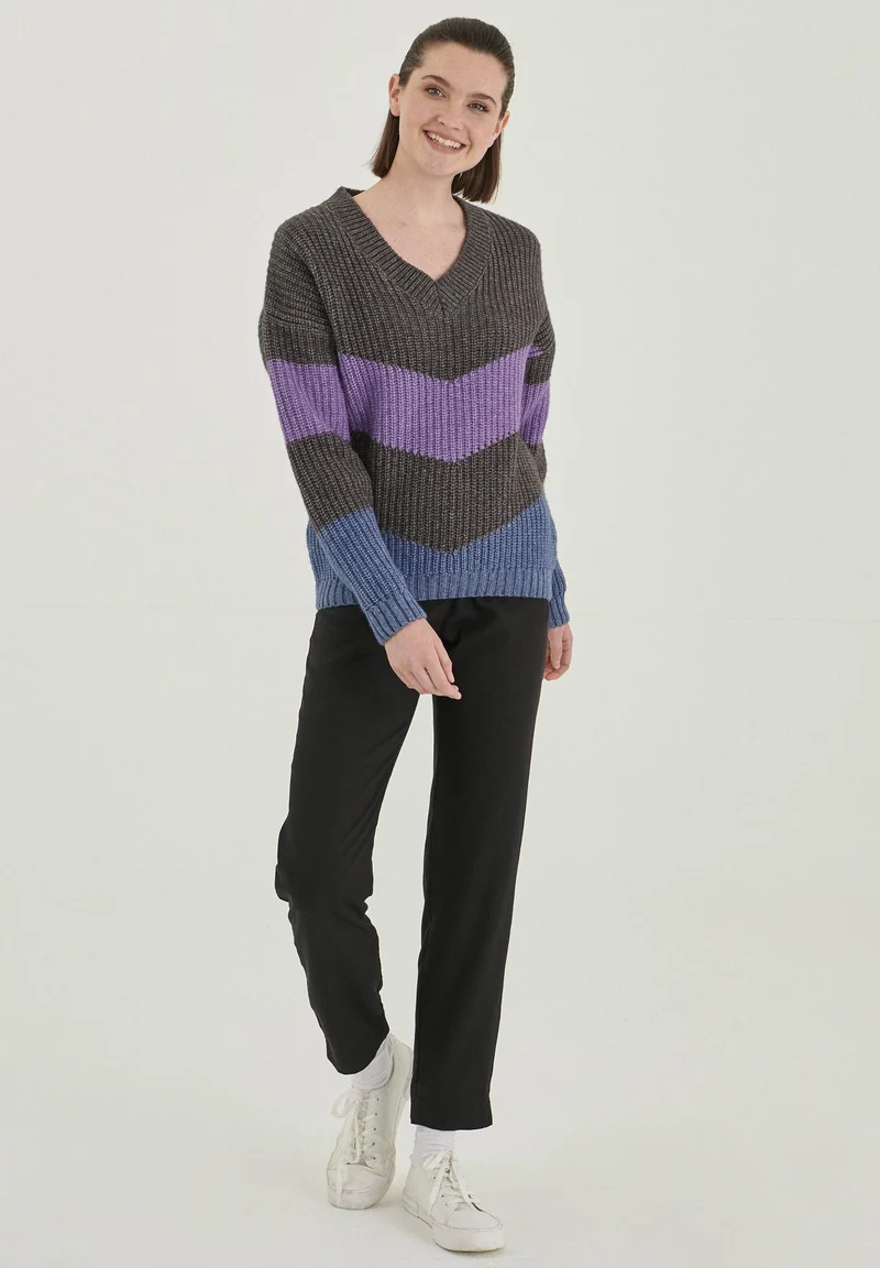 Pullover aus Bio-Merinowolle und Bio-Baumwolle