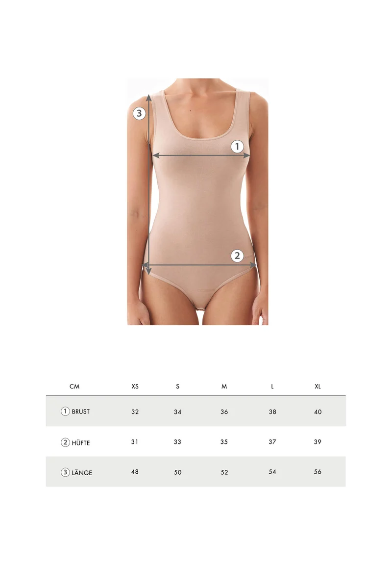 BLANNCA | Body aus Bio-Baumwolle und TENCEL™ Modal