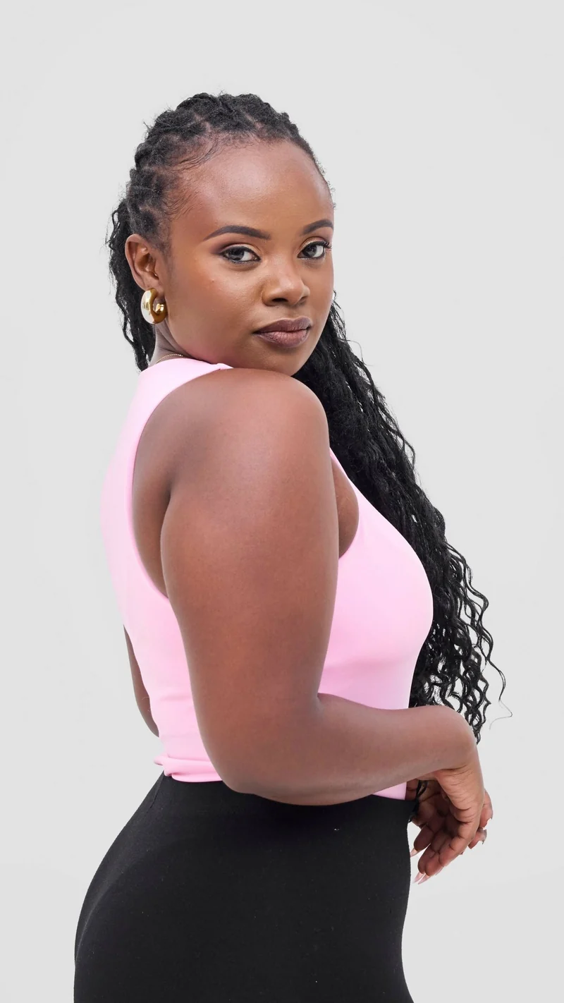 The Fashion Frenzy Sleeveless Bodysuit - Pink