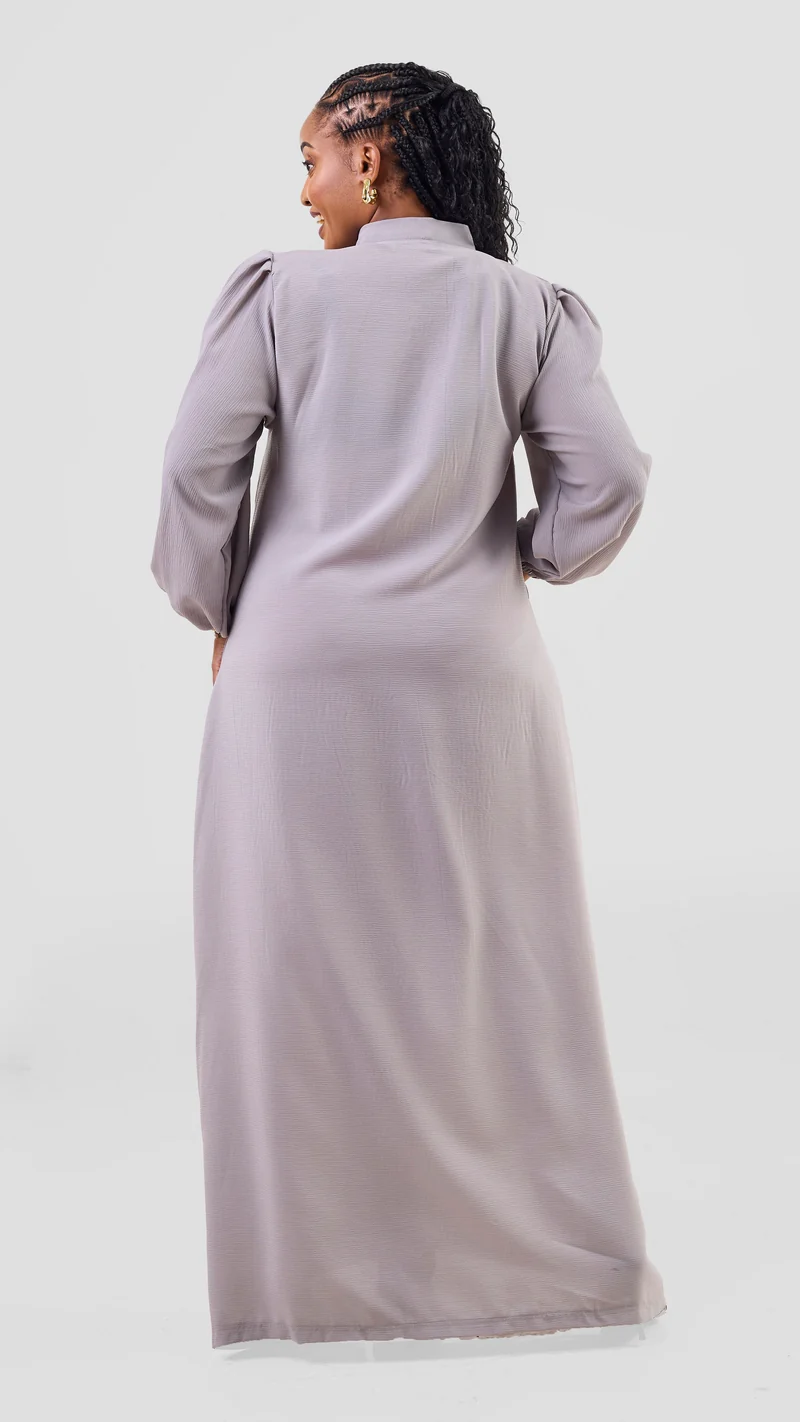 Tuwe Bora Staarabu Shirt Dress - Grey