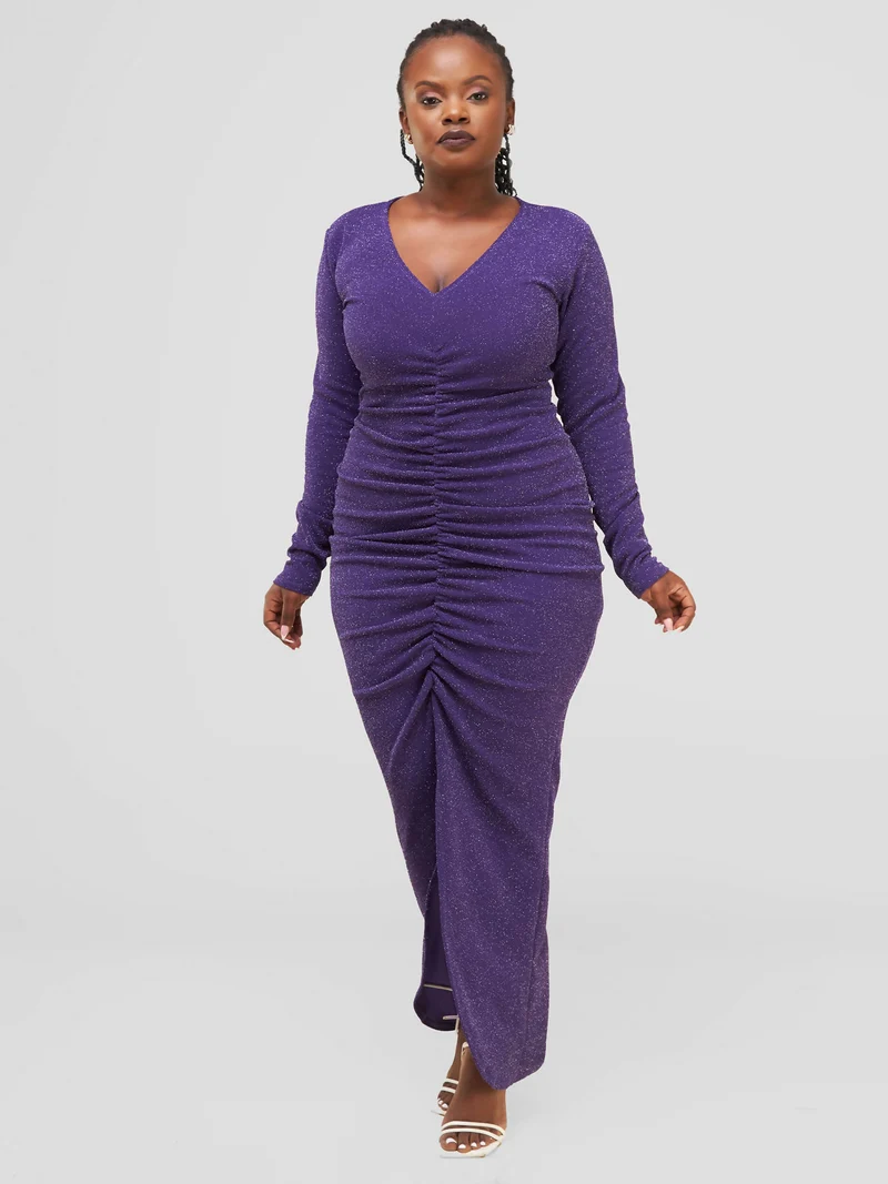 Salok Havilah Wear Salva Dress - Purple