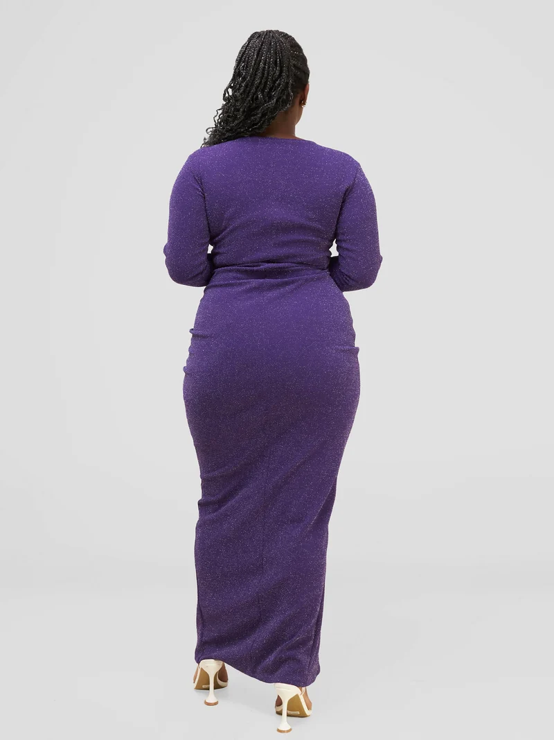 Salok Havilah Wear Salva Dress - Purple