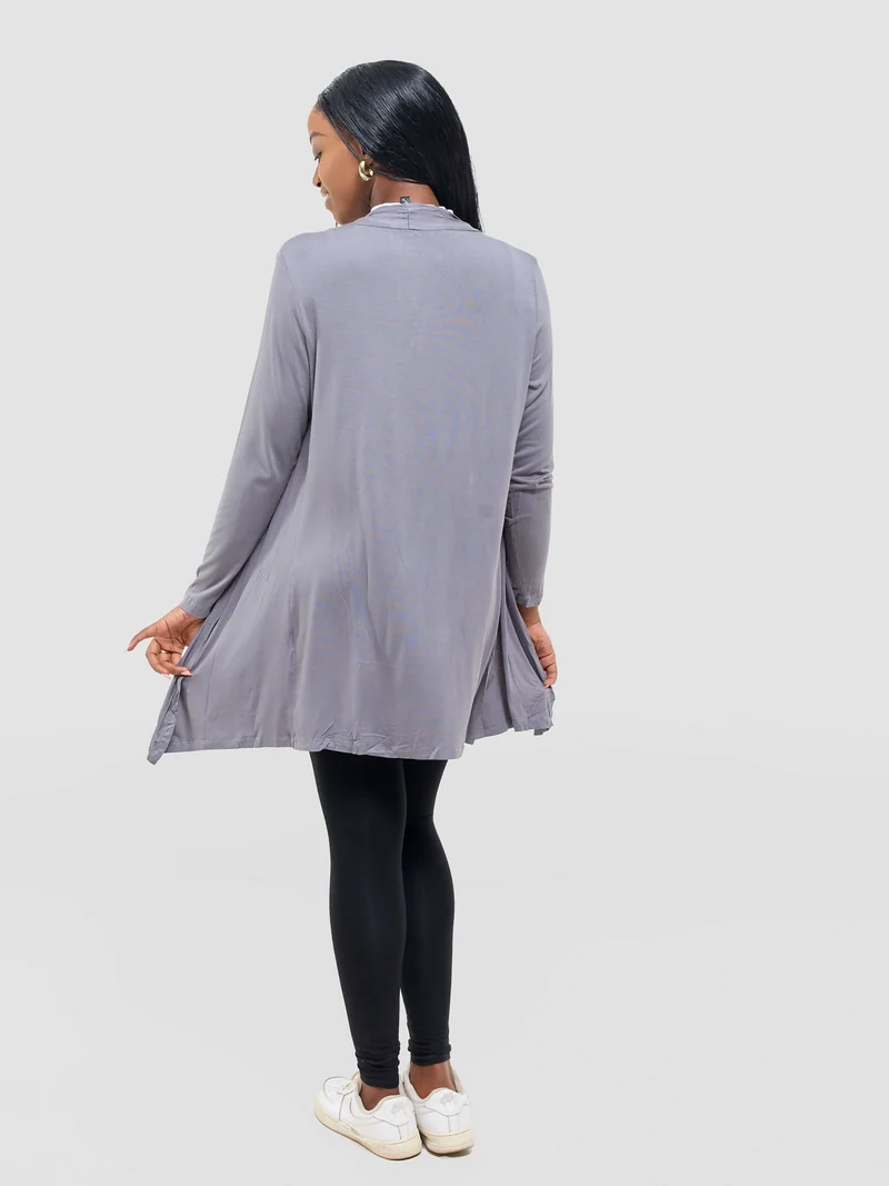 Anel's Knitwear Basic Kimono - Grey