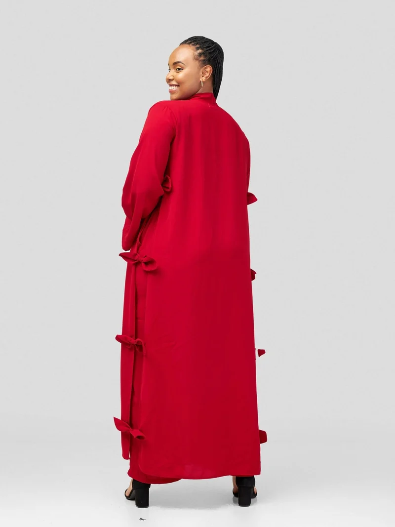 HOT Original Two Piece (Pants & Kimono) - Red