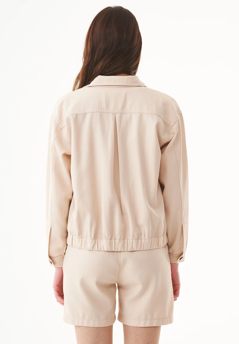 Hemdjacke aus TENCEL™ Lyocell und Bio-Baumwolle