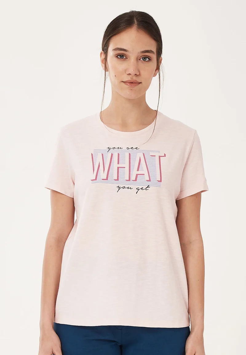 T-Shirt aus Bio-Baumwolle mit Print