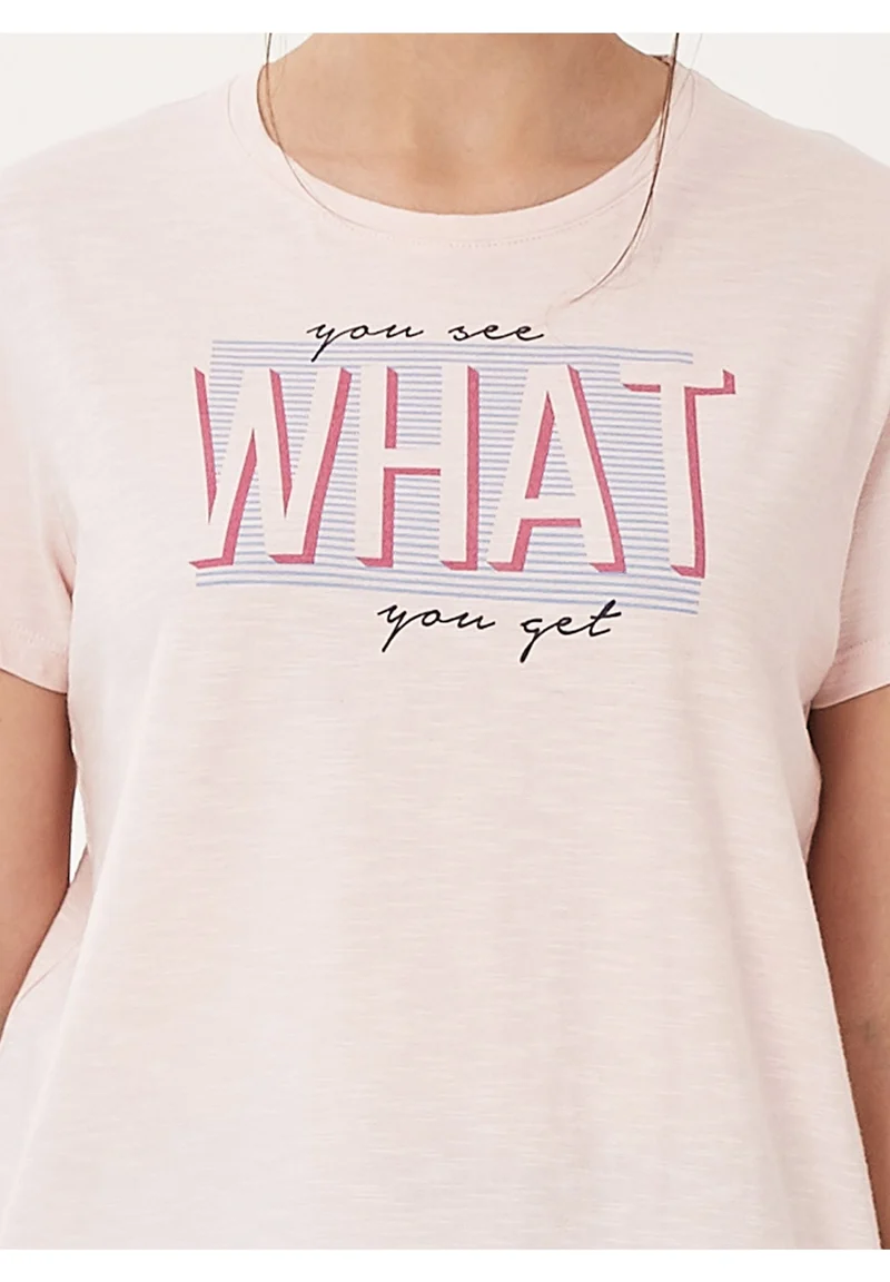 T-Shirt aus Bio-Baumwolle mit Print
