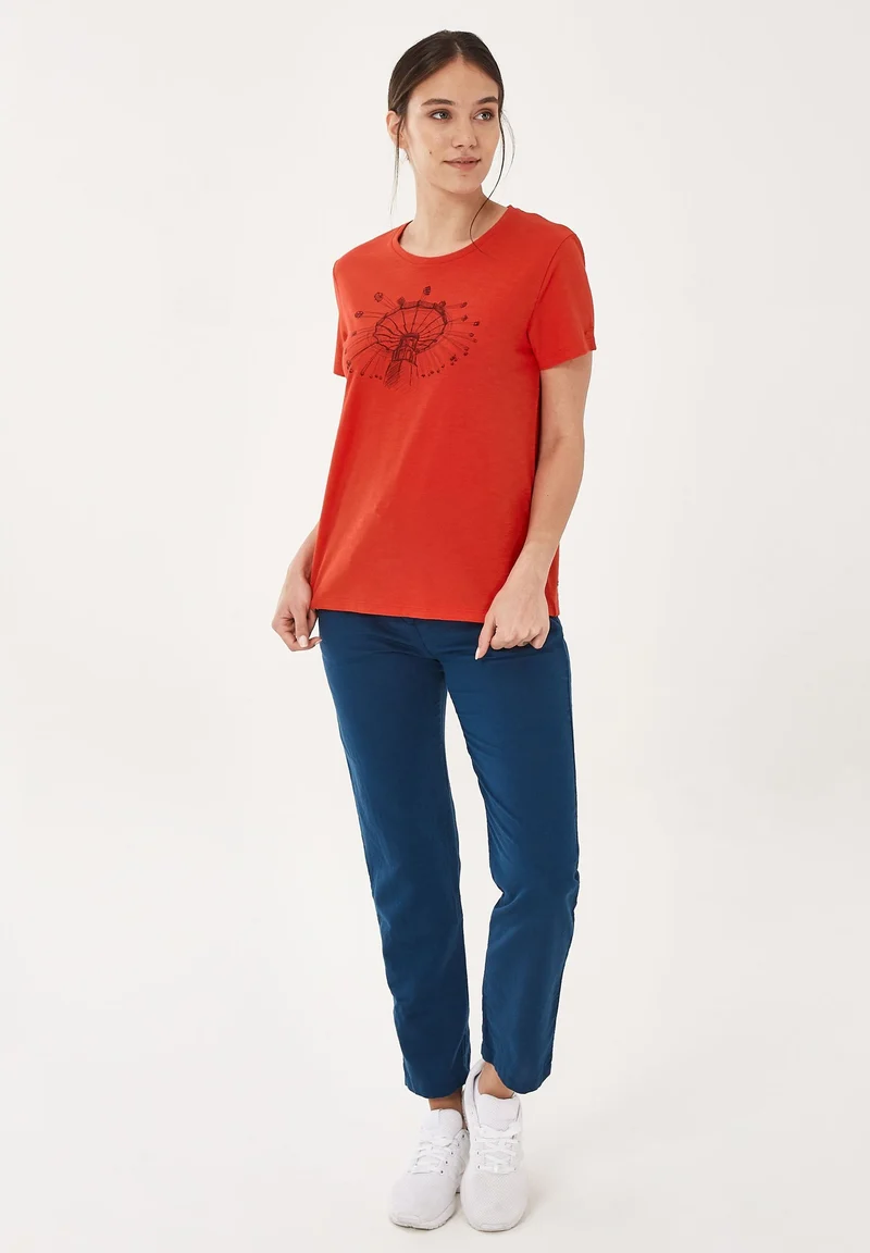 T-Shirt aus Bio-Baumwolle mit Print
