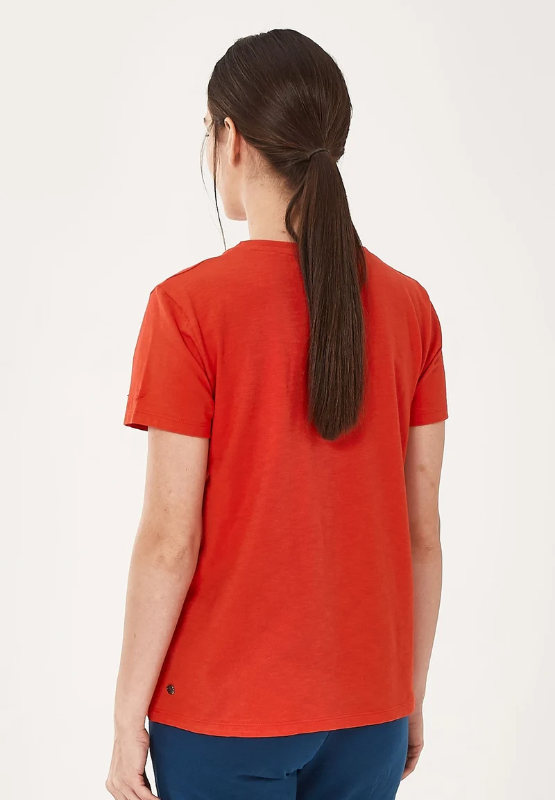 T-Shirt aus Bio-Baumwolle mit Print