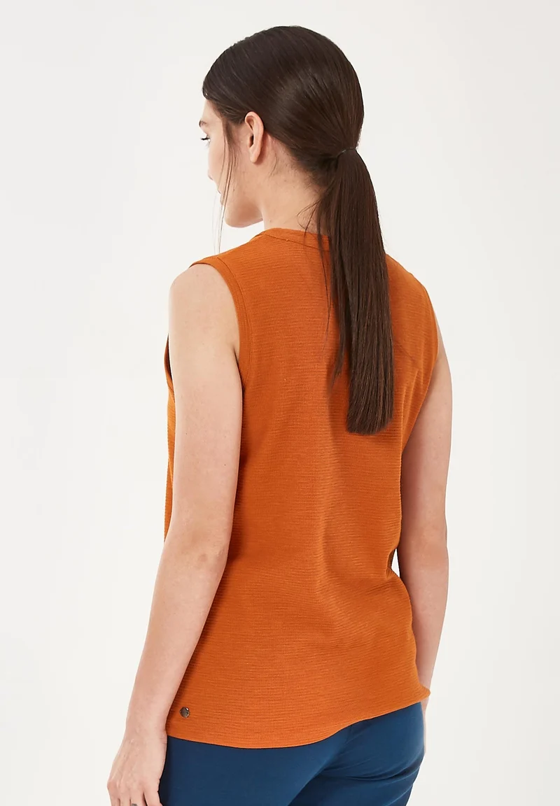 Top aus Bio-Baumwolle in Jacquard Jersey