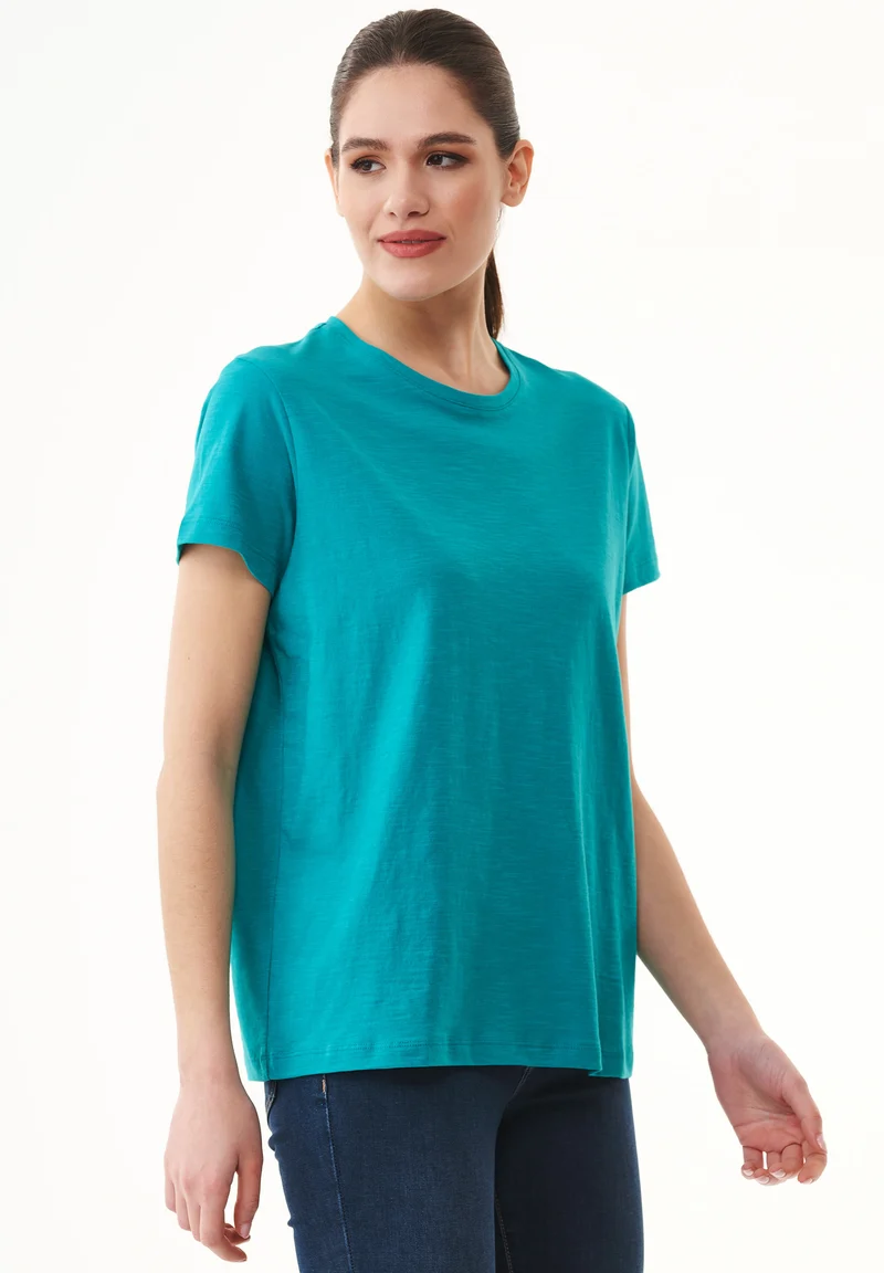 Basic T-Shirt aus Bio-Baumwolle