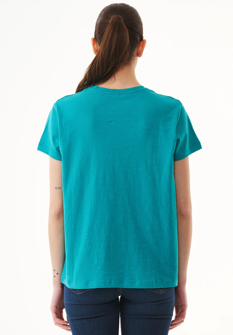 Basic T-Shirt aus Bio-Baumwolle