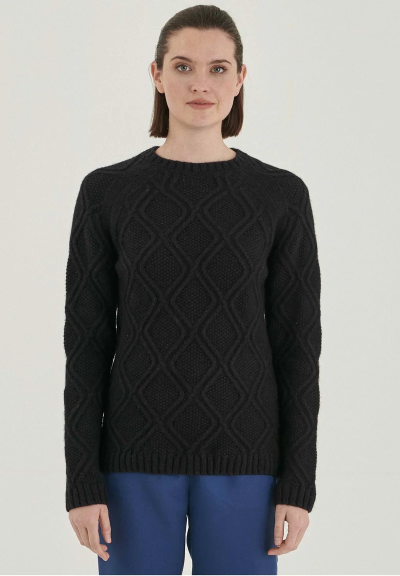Pullover aus Bio-Merinowolle und Bio-Baumwolle