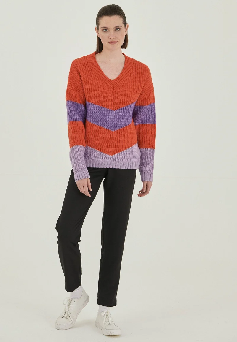 Pullover aus Bio-Merinowolle und Bio-Baumwolle