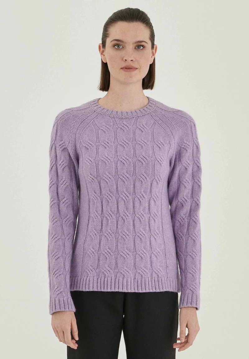 Pullover aus Bio-Merinowolle und Bio-Baumwolle