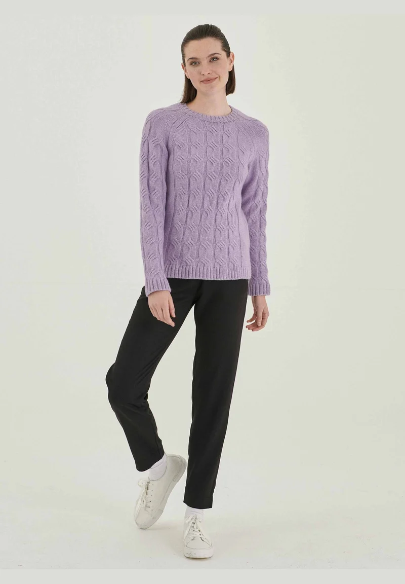 Pullover aus Bio-Merinowolle und Bio-Baumwolle