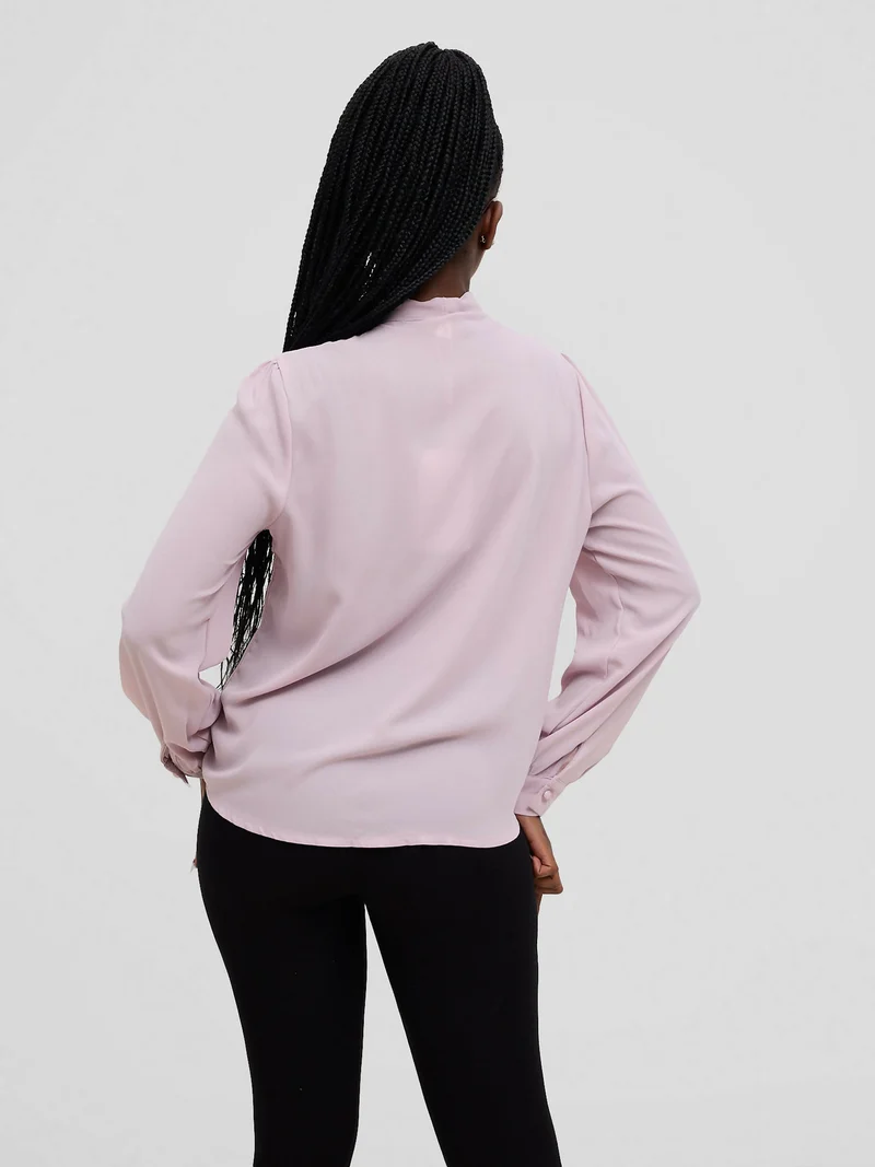 The Fashion Frenzy Blouse Top - Pink