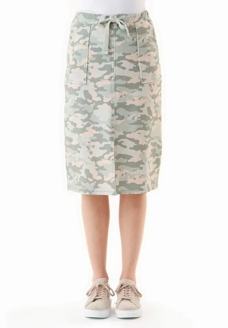 Rock aus Bio-Baumwolle mit Camouflage-Muster
