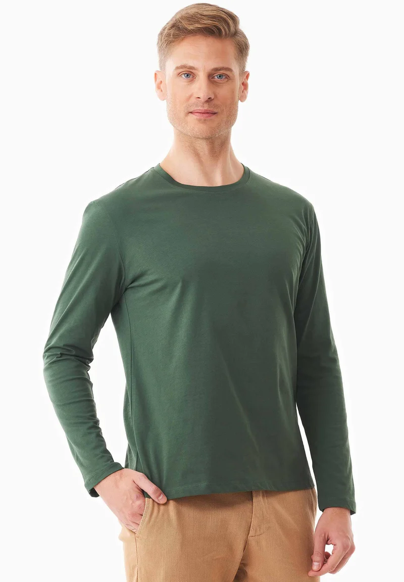 Langarmshirt aus Bio-Baumwolle