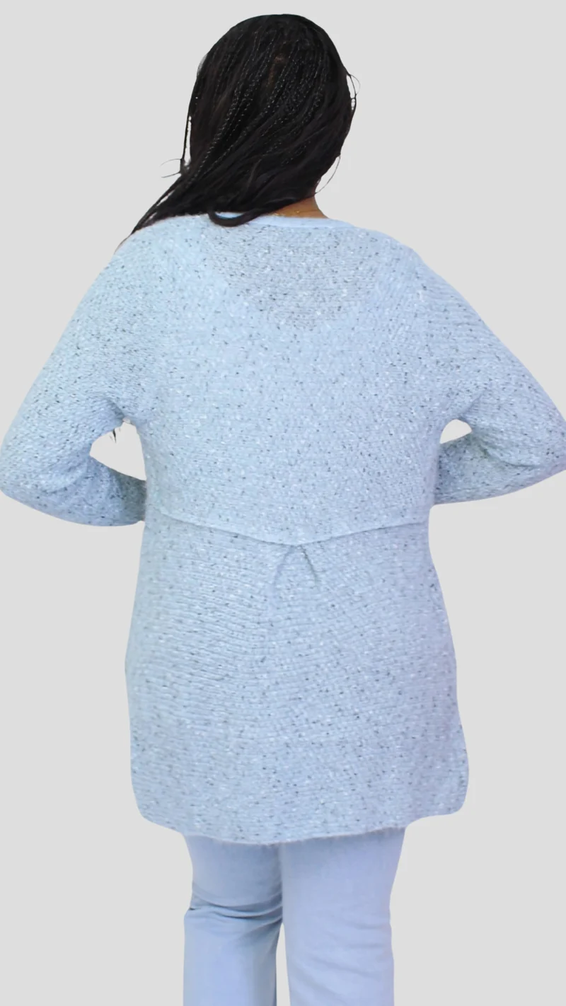 The Fashion Frenzy Waterfall Cardigan - Sky Blue