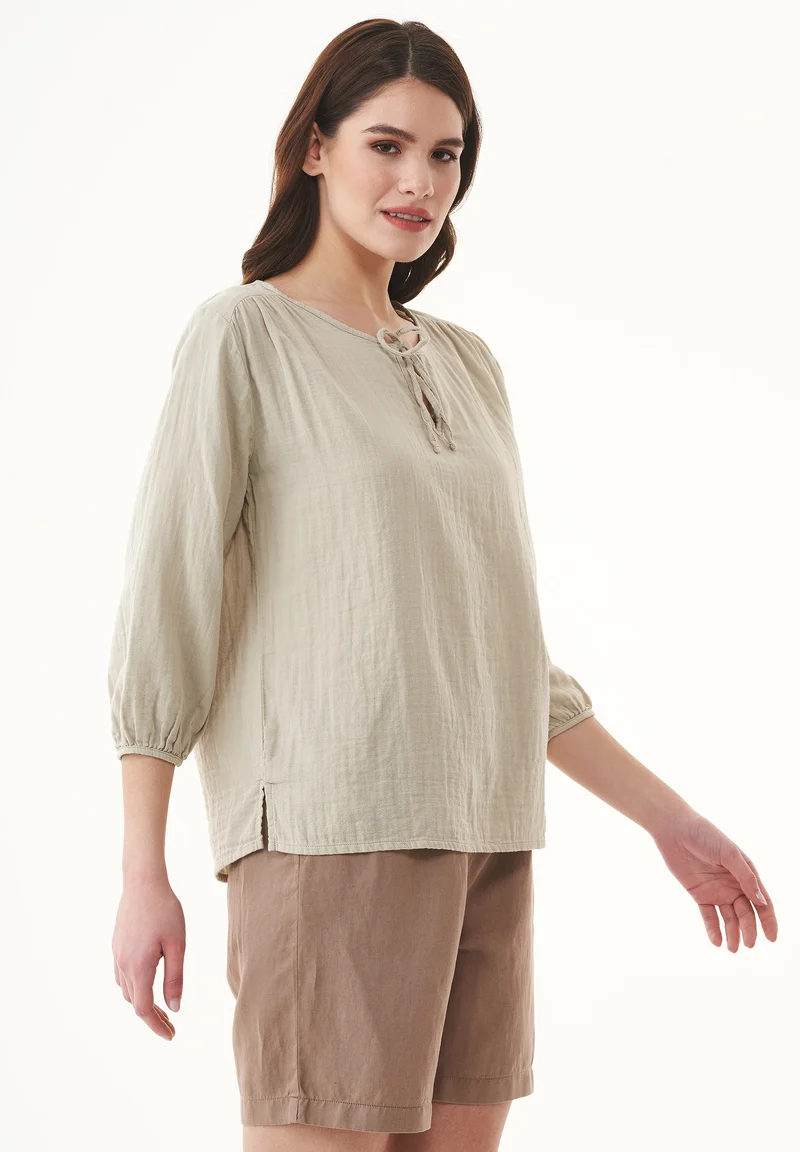 Bluse aus Bio-Baumwolle