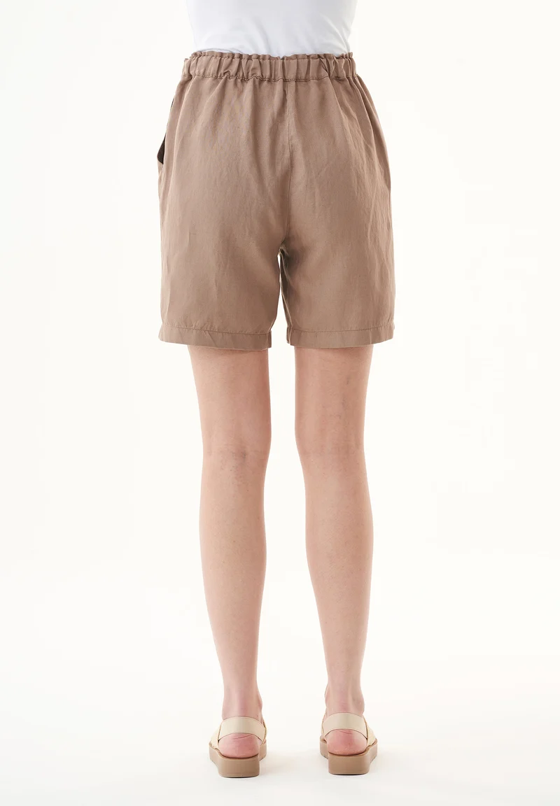 Shorts aus TENCEL™ Lyocell und Leinen